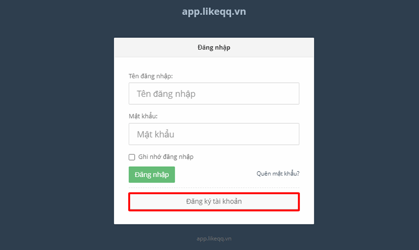 đăng ký web