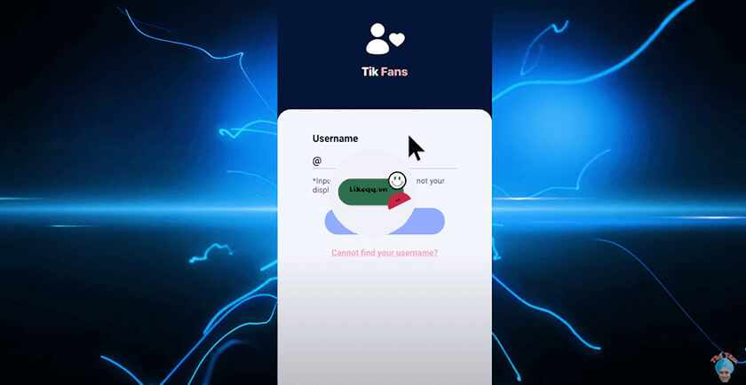 nhập id tiktok