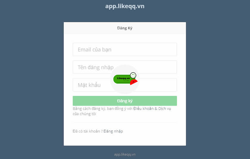 đăng ký app