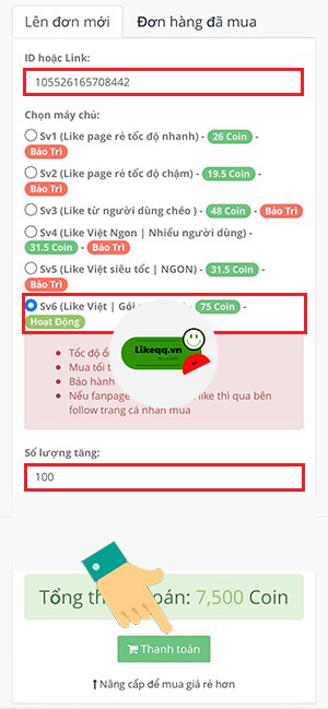 tool chạy like facebook