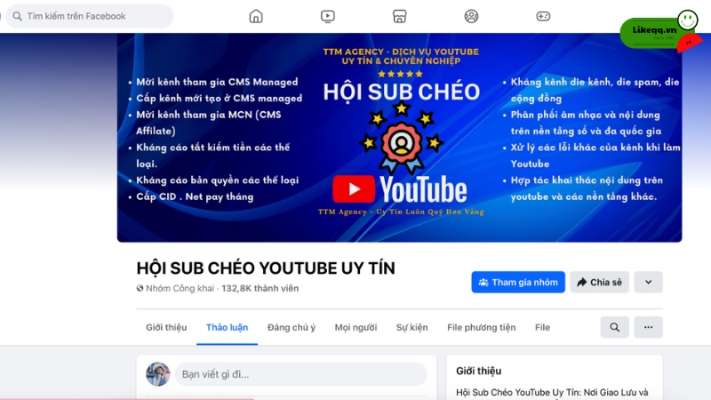 Cách sub chéo kênh YouTube miễn phí