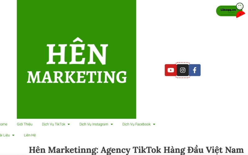 Mua tài khoản Instagram Hên Marketing 