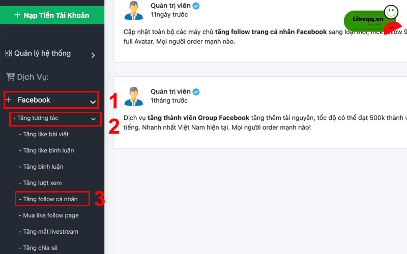 cách tăng follow fb trang cá nhân