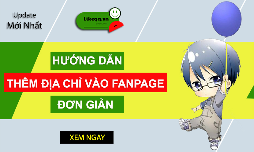 thêm địa chỉ vào fanpage