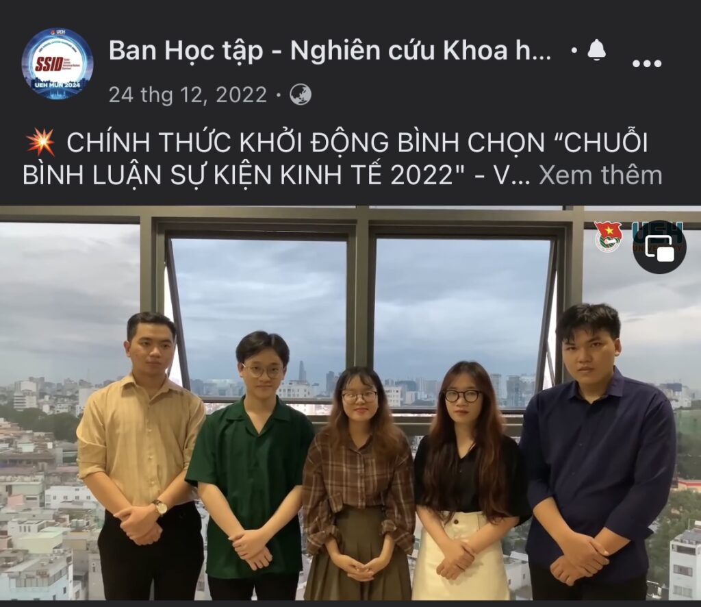 tham gia cuộc thi kinh tế