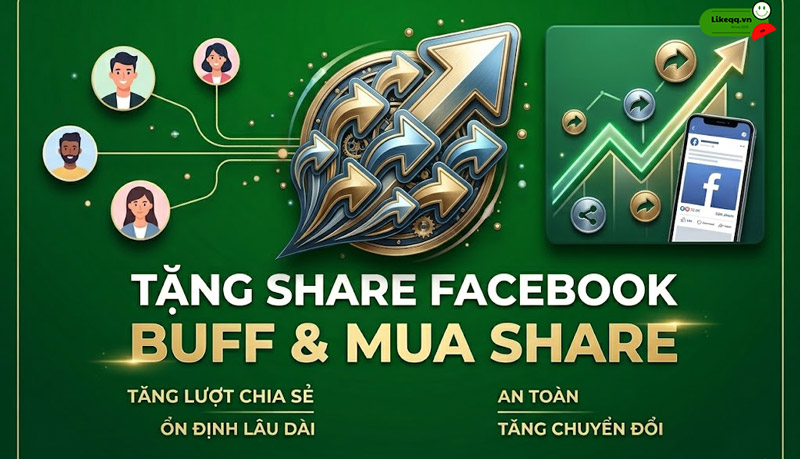 Lưu ý tăng share facebook