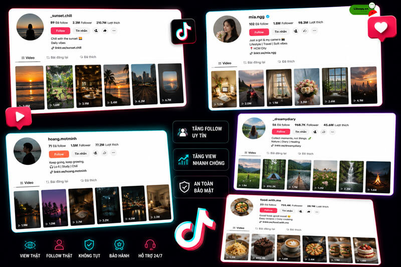 Mua view tiktok có sao không